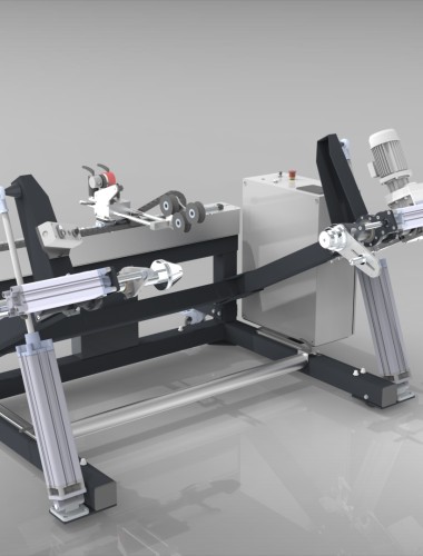 Pipe rewinder for drums